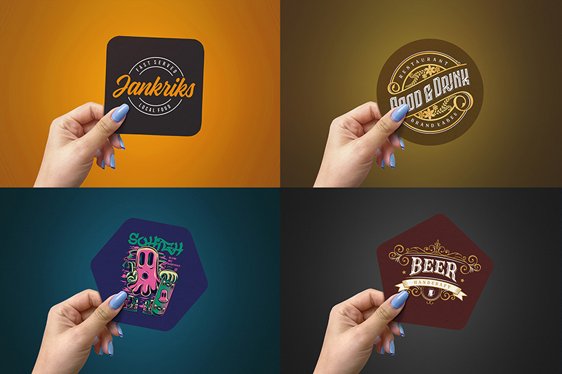 Clean Coaster Mockups Bundle x24 5 1820