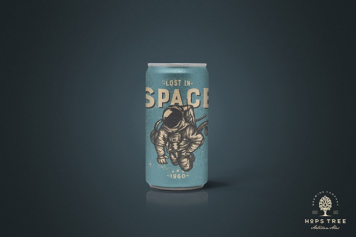 10oz Clean Beer Can Mockup 3 1820