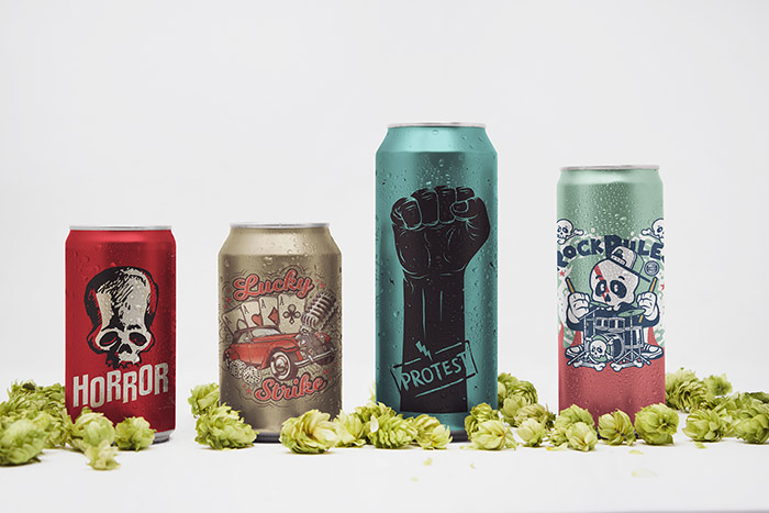 Different Size Front Beer Can Mockups 2 1820