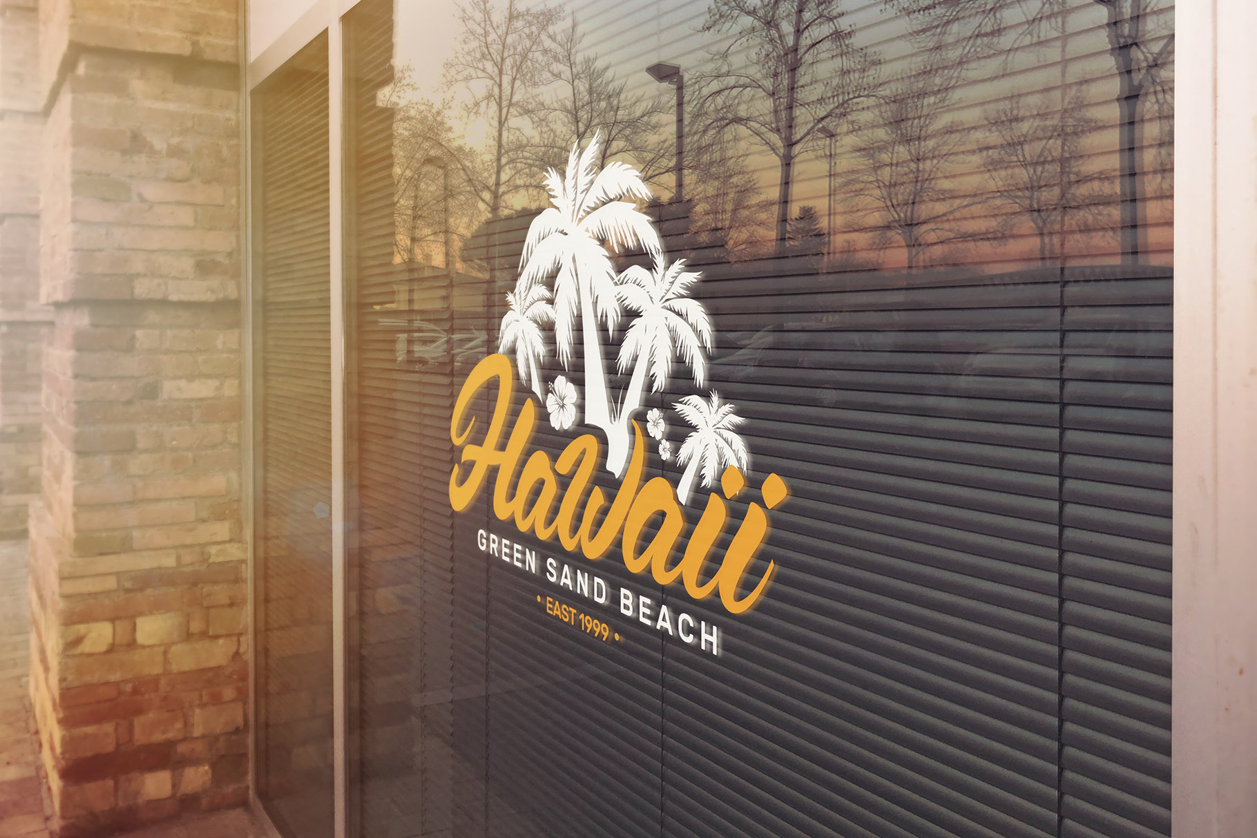 Download Mockups: Blind Glass Logo Mockup